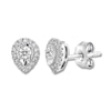 Thumbnail Image 1 of Diamond Earrings 1/4 ct tw Round-cut 10K White Gold