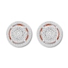 Thumbnail Image 1 of Diamond Circle Earrings 1/4 Carat tw 10K Rose Gold