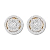 Thumbnail Image 1 of Diamond Circle Earrings 1/4 Carat tw 10K Yellow Gold