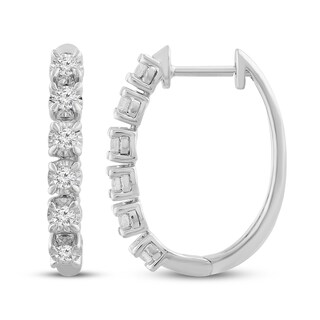 kay diamond hoops