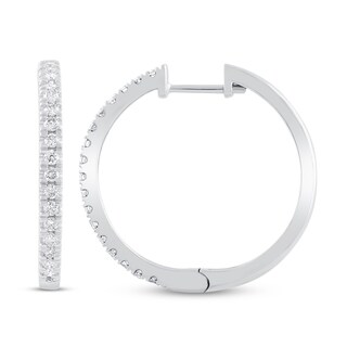 kay diamond hoops