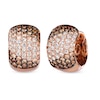 Thumbnail Image 0 of Le Vian Diamond Huggie Earrings 1-7/8 ct tw 14K Strawberry Gold