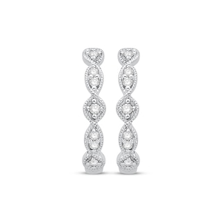 kay diamond hoops