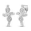 Thumbnail Image 0 of Le Vian Diamond Cross Earrings 1/5 ct tw 14K Vanilla Gold