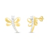 Thumbnail Image 0 of Diamond Dragonfly Earrings 1/15 ct tw 10K Yellow Gold