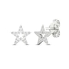 Thumbnail Image 0 of Diamond Star Stud Earrings 10K White Gold