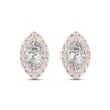 Thumbnail Image 2 of Diamond Earrings 1/3 ct tw Marquise & Round-Cut 10K Rose Gold