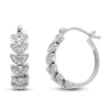Thumbnail Image 0 of Leafy Diamond Earrings 1/4 Carat tw 10K White Gold