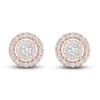 Thumbnail Image 0 of Diamond Stud Earrings 1/4 ct tw Round-Cut 10K Rose Gold
