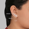 Thumbnail Image 4 of Diamond Stud Earrings 1/4 ct tw Round-Cut 10K Rose Gold