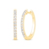 Thumbnail Image 0 of Diamond Hoop Earrings 1/4 ct tw 10K Yellow Gold