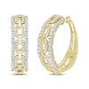 Thumbnail Image 0 of Linked Always Diamond Chain Link Hoop Earrings 3/4 ct tw 10K Yellow Gold