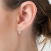 Thumbnail Image 2 of Linked Always Diamond Chain Link Hoop Earrings 3/4 ct tw 10K Yellow Gold