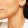 Thumbnail Image 1 of Certified Diamond Round-cut Earrings 3/4 ct tw 14K White Gold (I/I1)