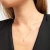 Thumbnail Image 4 of GSI Solitaire Diamond Necklace 1/3 ct tw Round-cut 14K White Gold 18" (I/I1)