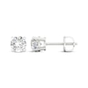 Thumbnail Image 2 of Lab-Created Diamonds by KAY Solitaire Stud Earrings 1-1/2 ct tw 14K White Gold (F/SI2)