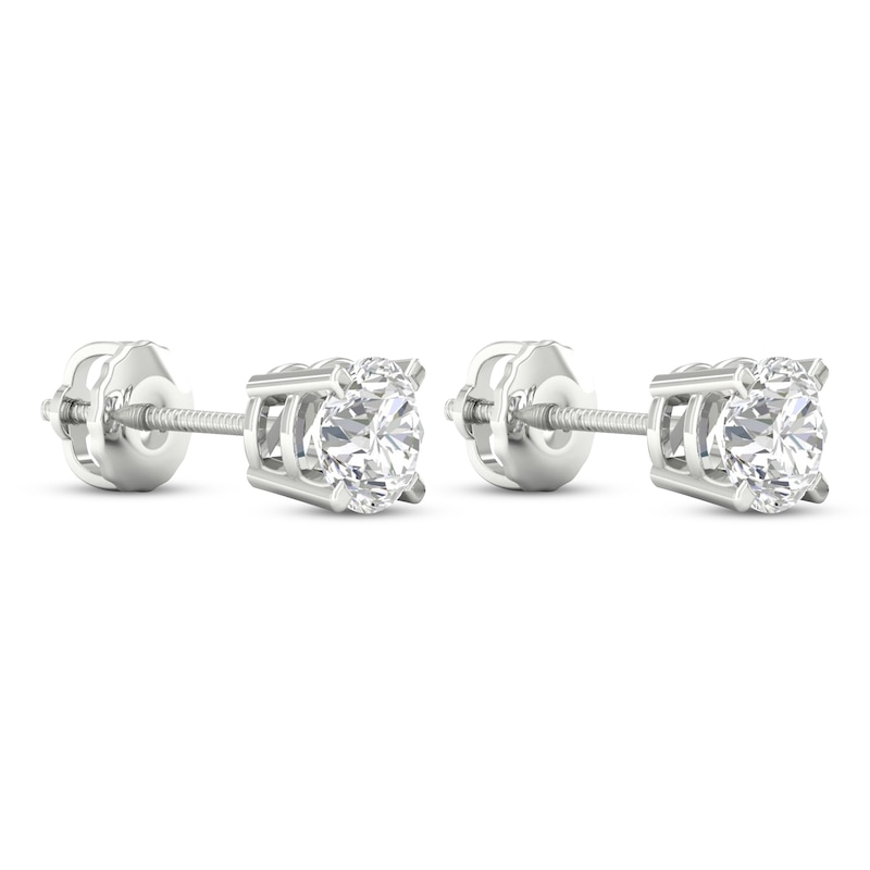 Lab-Created Diamonds by KAY Solitaire Stud Earrings 1-1/2 ct tw 14K White Gold (F/SI2)