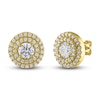 Thumbnail Image 0 of Men's Lab-Created Diamonds by KAY Stud Earrings 2 ct tw 14K Yellow Gold