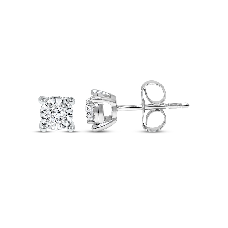 Radiant Reflections 1/4 ct tw Diamonds Sterling Silver Earrings (J/I3)