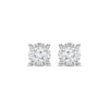 Thumbnail Image 1 of Radiant Reflections 1 ct tw Diamonds 10K White Gold Earrings (J/I3)