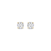 Thumbnail Image 1 of Diamond Solitaire Stud Earrings 1/5 ct tw Round-cut 14K Yellow Gold (J/I3)
