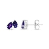 Thumbnail Image 2 of Toi et Moi Pear-Shaped Amethyst & Iolite Earrings 10K White Gold