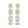 Thumbnail Image 1 of Linked Always Diamond Chain Link Hoop Earrings 1/3 ct tw 10K Yellow Gold