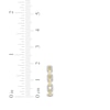 Thumbnail Image 3 of Linked Always Diamond Chain Link Hoop Earrings 1/3 ct tw 10K Yellow Gold