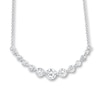 Thumbnail Image 0 of THE LEO Diamond Necklace 1 ct tw Round-cut 14K White Gold 19"