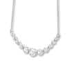 Thumbnail Image 2 of THE LEO Diamond Necklace 1 ct tw Round-cut 14K White Gold 19"