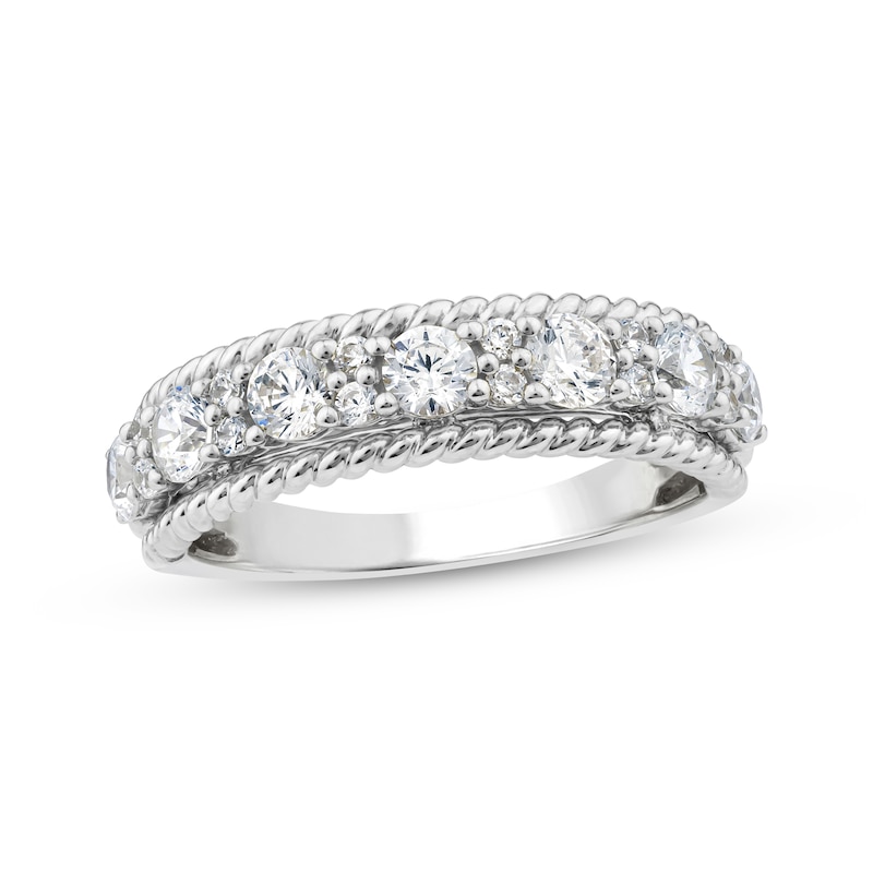 Threads of Love Lab-Created Diamond Anniversary Ring 1 ct tw 14K White Gold