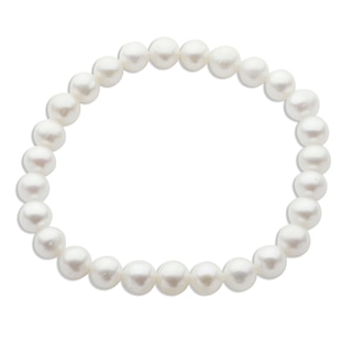 Cultured Pearl Set Necklace, Bracelet & Earrings Sterling Silver|Kay