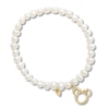 Thumbnail Image 0 of Children's Minnie Mouse Cultured Pearl Bracelet 14K Yellow Gold 4.5"