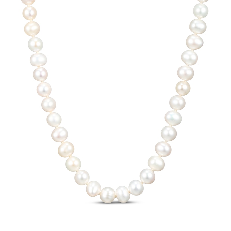 Cultured Pearl Wrap Necklace 36"