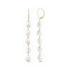 Thumbnail Image 0 of Briolette Cultured Pearl Drop Earrings 10K Yellow Gold
