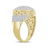 Thumbnail Image 1 of Linked Always Men's Diamond Chain Link Ring 1-1/2 ct tw 10K Yellow Gold