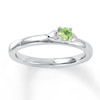 Thumbnail Image 0 of Stackable Heart Ring Peridot Sterling Silver