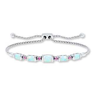 Bolo Bracelet Lab Created Opal Shire Sterling Silver Kay Bolo Bracelet Lab Created Opal Shire Sterling Silver Kay