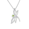 Thumbnail Image 3 of Dragonfly Necklace Multi-Gemstone Sterling Silver