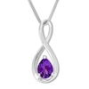 Thumbnail Image 0 of Amethyst Necklace Sterling Silver