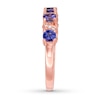 Thumbnail Image 2 of Le Vian Tanzanite Ring with Diamonds 14K Strawberry Gold