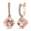 Thumbnail Image 0 of Le Vian Morganite Earrings 1/4 ct tw Diamonds 14K Strawberry Gold
