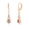 Thumbnail Image 0 of Le Vian Chocolate Quartz Earrings 5/8 ct tw Diamonds 14K Strawberry Gold