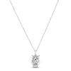 Thumbnail Image 2 of Le Vian Quartz Owl Necklace 1/15 ct tw Diamonds 14K Vanilla Gold 18"
