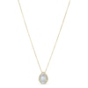 Thumbnail Image 0 of Le Vian Opal & Diamond Necklace 1/8 ct tw 14K Honey Gold 18"
