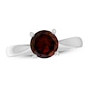 Thumbnail Image 0 of Garnet Solitaire Ring Sterling Silver