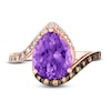 Thumbnail Image 1 of Le Vian Amethyst Ring 1/4 ct tw Diamonds 14K Strawberry Gold