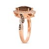 Thumbnail Image 1 of Le Vian Chocolate Twist Quartz Ring 1/2 ct tw Diamonds 14K Strawberry Gold