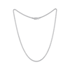 Thumbnail Image 1 of Solid Diamond-Cut Rope Chain Necklace Sterling Silver 16"