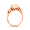 Thumbnail Image 2 of Le Vian Garden Party Collection Opal & Pink Sapphire Butterflies Ring 1/15 ct tw Diamonds 14K Strawberry Gold